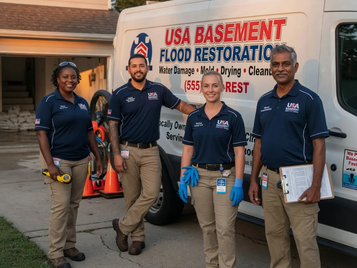 Basement Flood Cleanup company in Glasford, IL